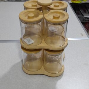 Organisé l'épices bois 8 pieces